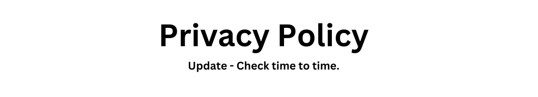 Privacy Policy