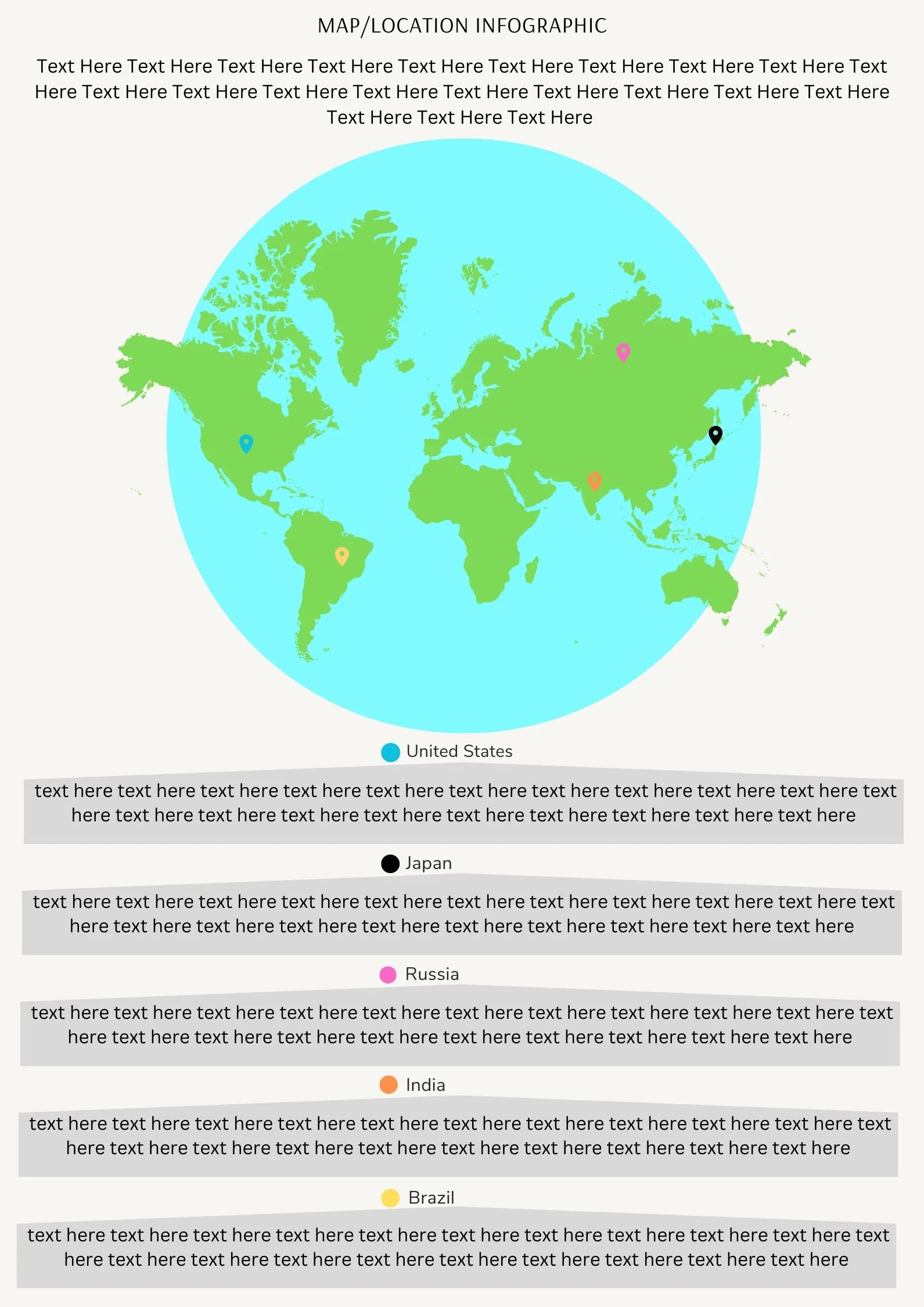 explain location infographic template | Explain Location infographic